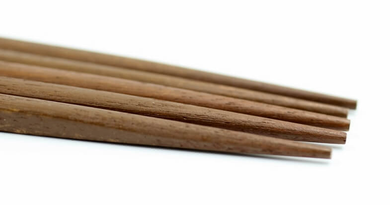 Set 3 đôi đũa gỗ 22,5cm (loại mỏng)